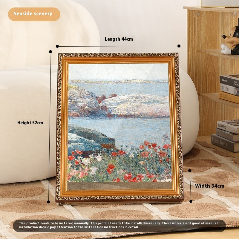 KFX-2354749 Retro Cat Scratch Board Toy with Unique Vintage Photo Frame Designs