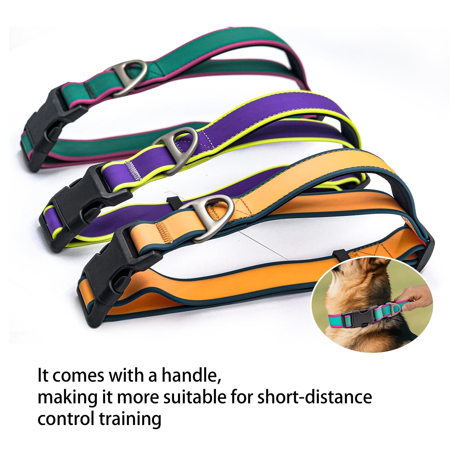KFX-2364093 Stylish Tactical Dog Collar for Working Dogs – Waterproof, Wear-Resistant, and Odor-Proof Design