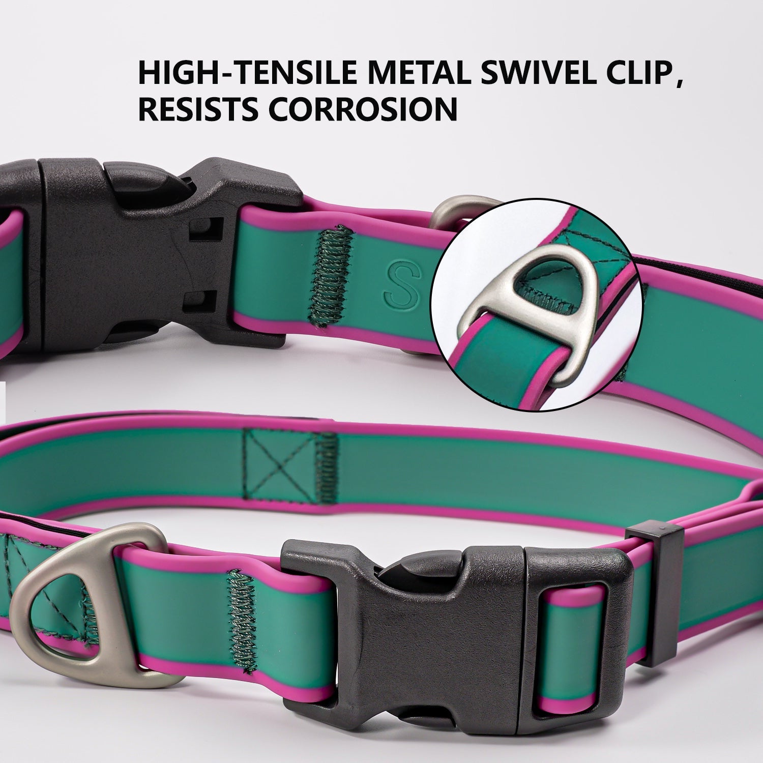 KFX-2364093 Stylish Tactical Dog Collar for Working Dogs – Waterproof, Wear-Resistant, and Odor-Proof Design