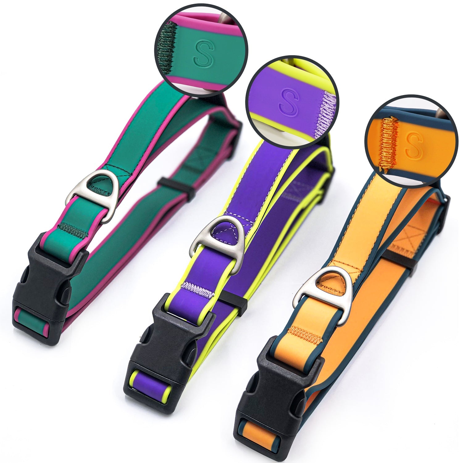 KFX-2364093 Stylish Tactical Dog Collar for Working Dogs – Waterproof, Wear-Resistant, and Odor-Proof Design