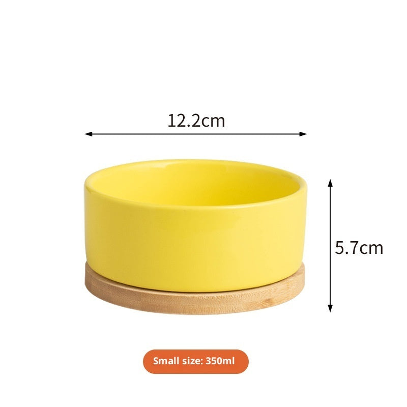 KFX-2366141 Constant Temperature Ceramic Pet Heating Drinking Bowl - USB Interface, Available in Multiple Colors