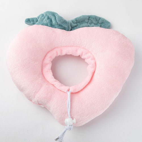 KFX-2372285 Anti-Licking Recovery Collar for Cats - Soft Cotton Headgear for Comfort and Protection