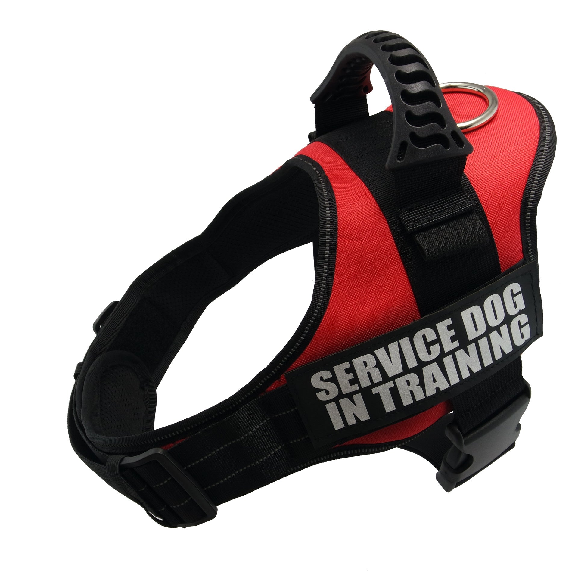 KFX-2375101 Explosion-Proof Nylon Pet Chest Harness in Red and Black - Various Sizes Available