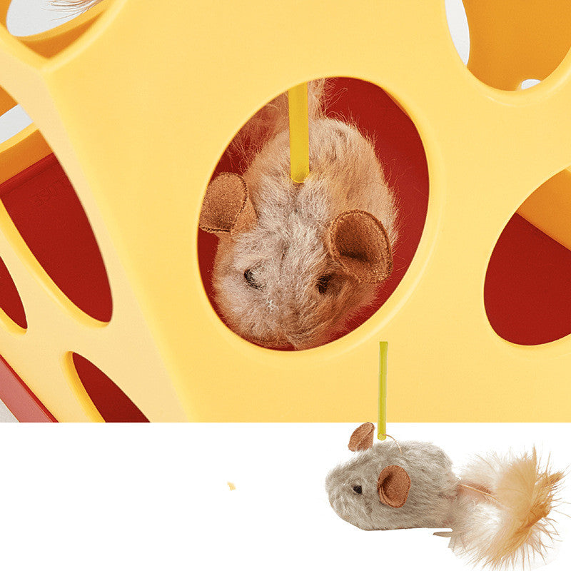 KFX-2376637 Smart Tumbler Cat Teaser Toy - Interactive Fun for Cats