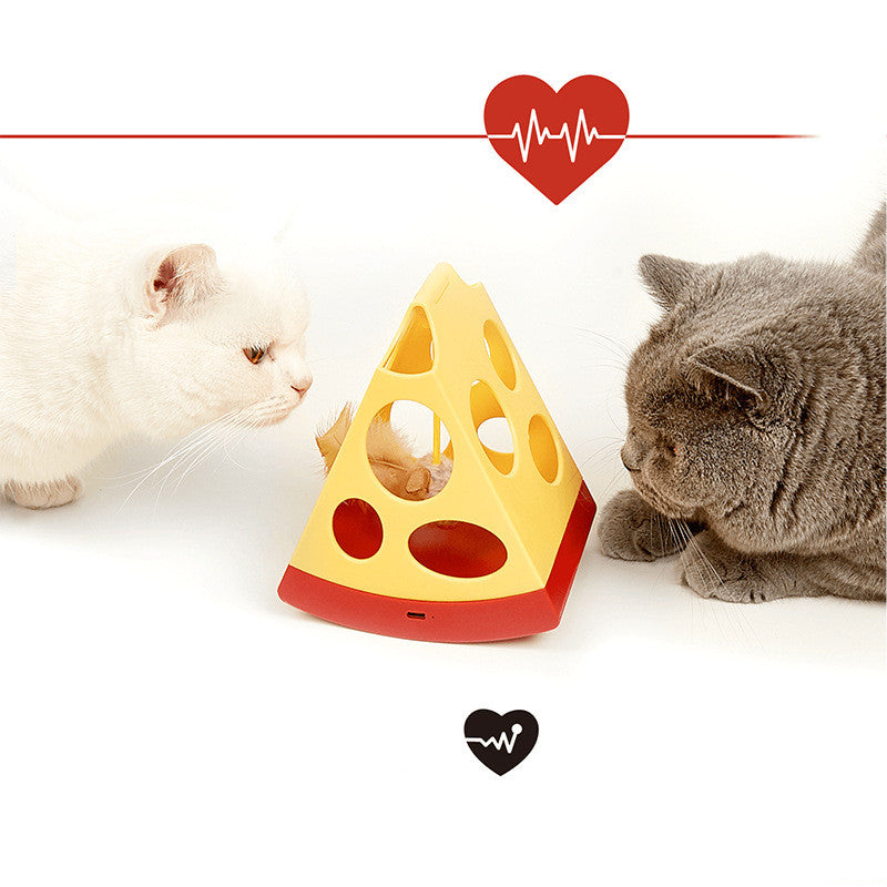 KFX-2376637 Smart Tumbler Cat Teaser Toy - Interactive Fun for Cats