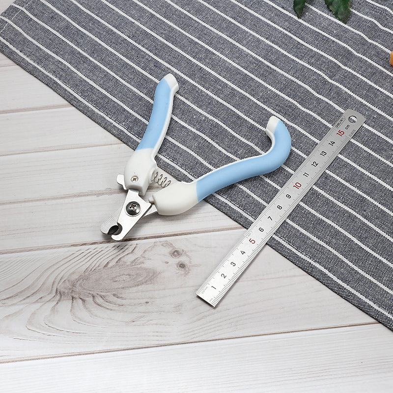 KFX-2379581 Curved Handle Pet Nail Scissors for Dogs and Cats, Available in Small and Large Sizes