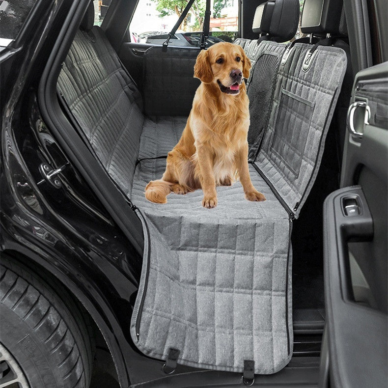KFX-2380605 Universal Pet Travel Rear Seat Cushion for Cars with Multiple Designs and Features