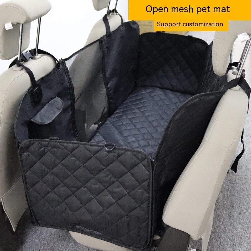 KFX-2380605 Universal Pet Travel Rear Seat Cushion for Cars with Multiple Designs and Features