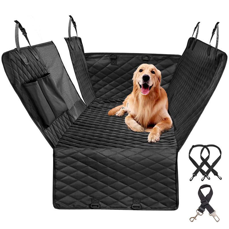 KFX-2380605 Universal Pet Travel Rear Seat Cushion for Cars with Multiple Designs and Features
