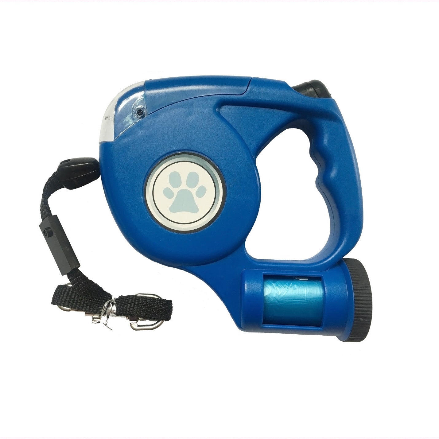 KFX-2381373 Automatic Retractable Pet Traction Rope with LED Light - Available in Multiple Colors