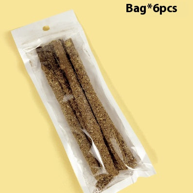KFX-2382397 Cat Molar Rods for Healthy Chewing – Pack of 6 Mint-flavored Toys