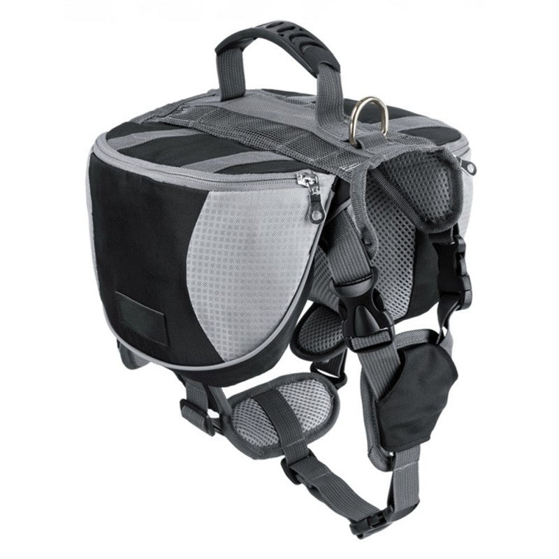 KFX-2383805 Adjustable Dog Hiking Pack with Comfortable Shoulder Straps and Large Capacity for Outdoor Activities