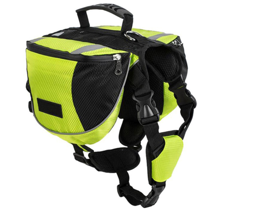 KFX-2383805 Adjustable Dog Hiking Pack with Comfortable Shoulder Straps and Large Capacity for Outdoor Activities
