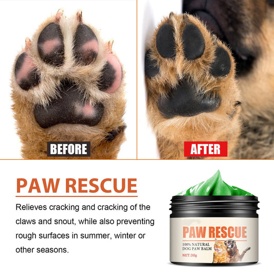 KFX-2389181 Pet Paw Care Cream for Foot Pad Protection - Nourishing Oil with Natural Ingredients