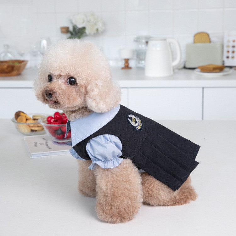 KFX-2394685 Cozy Dark Gray Teddy Dog Outfit for All Sizes