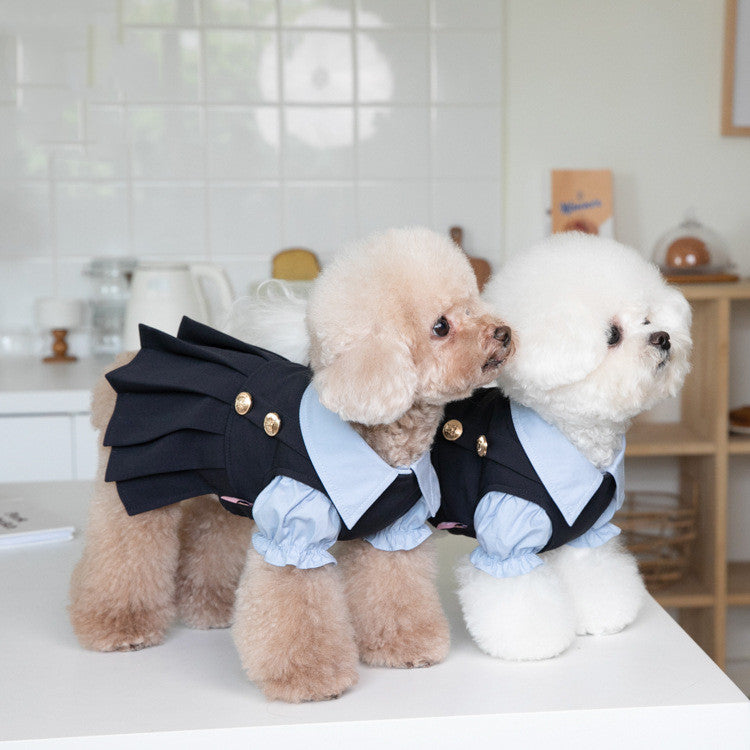 KFX-2394685 Cozy Dark Gray Teddy Dog Outfit for All Sizes