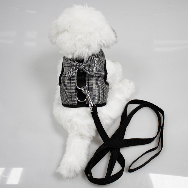 KFX-2397629 Plaid Dog Vest - Breathable Velcro Design for Small to Large Breeds