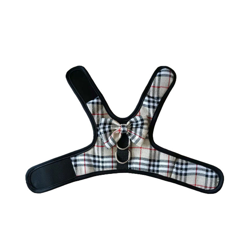 KFX-2397629 Plaid Dog Vest - Breathable Velcro Design for Small to Large Breeds