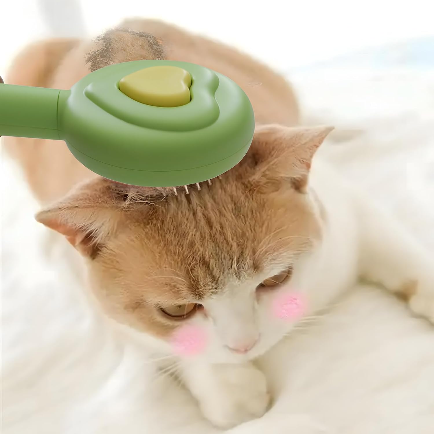 KFX-2400317 Pet Hair Removal Comb for Cats and Dogs with One-Click Release Feature