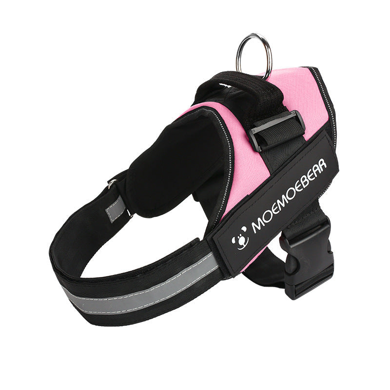 KFX-2402109 Durable Oxford Cloth Pet Dog Chest Strap in Various Colors