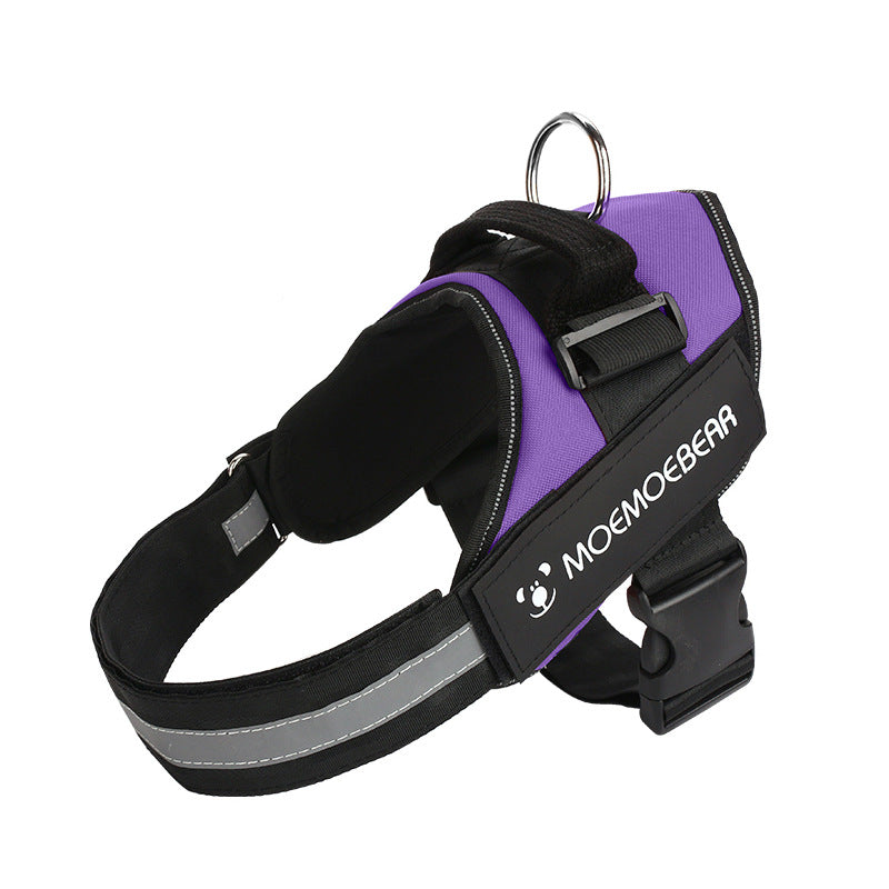 KFX-2402109 Durable Oxford Cloth Pet Dog Chest Strap in Various Colors