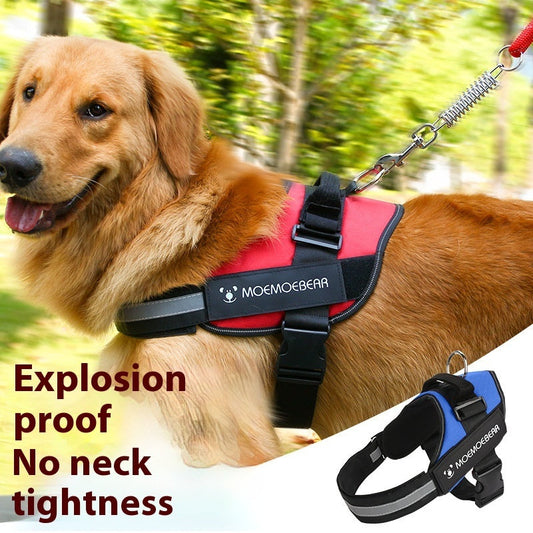 KFX-2402109 Durable Oxford Cloth Pet Dog Chest Strap in Various Colors