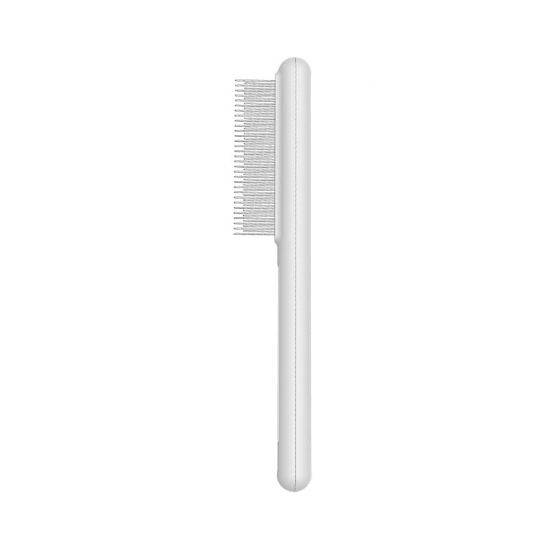 KFX-2406077 Stainless Steel Pet Comb with Rounded Teeth for Effective Hair Removal and Flea Treatment for Cats and Dogs