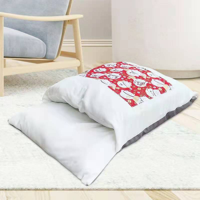 KFX-2408637 Warm Cat Sleeping Bag with Removable Cover - Semi-Closed Pet Nest for Autumn and Winter