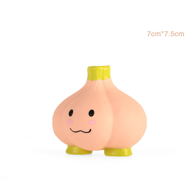 KFX-2409405 Latex Sounding Toy for Dogs - Choose from Mr. Green Onion, Yellow Ginger, or Powdered Garlic