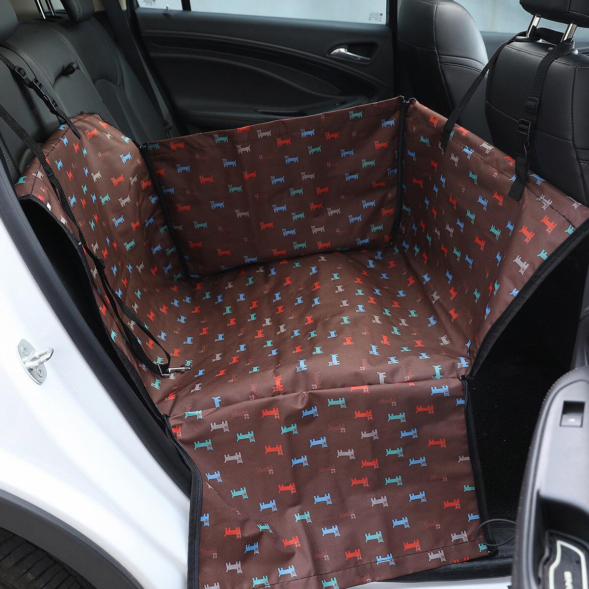 KFX-2413373 Waterproof Double Layer Pet Car Mat for Dogs and Cats - 60x50x35CM Pet Hanging Basket