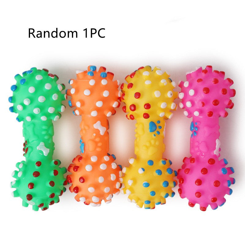 KFX-2415165 Bite-Resistant Dog Toy Grinding Stick - Durable Vinyl, 16.5cm Length, Multi-Color Options
