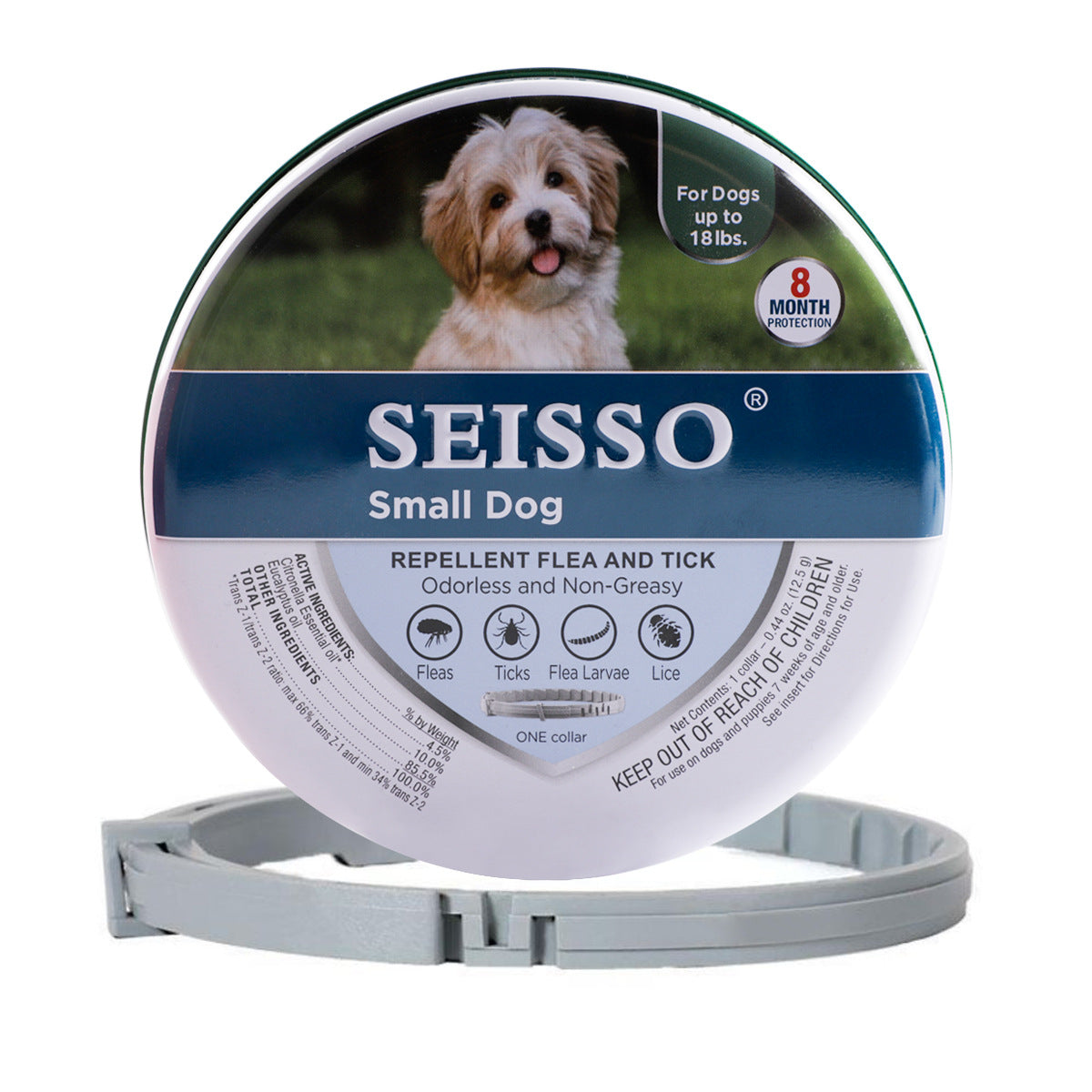 KFX-2416317 Insect Repellent Collar for Small and Medium Dogs and Cats - 38CM and 70CM Options