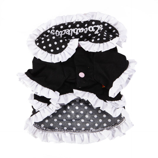 KFX-2416701 Elegant Black Lolita Princess Dress in Slim Fit Cotton for Casual Wear