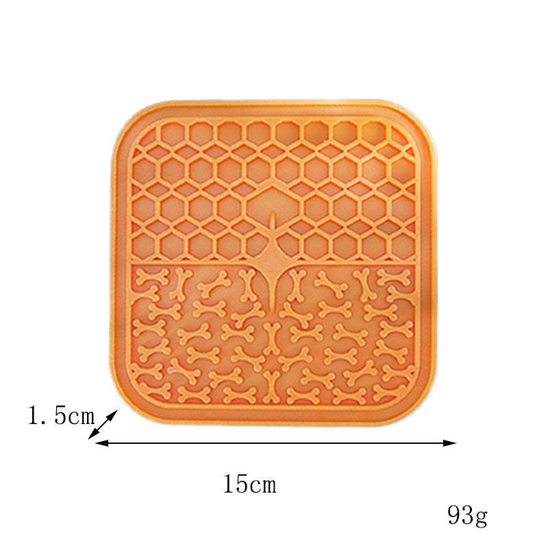 KFX-2418109 Silicone Dog Licking Pad for Slow Feeding - Various Colors Available