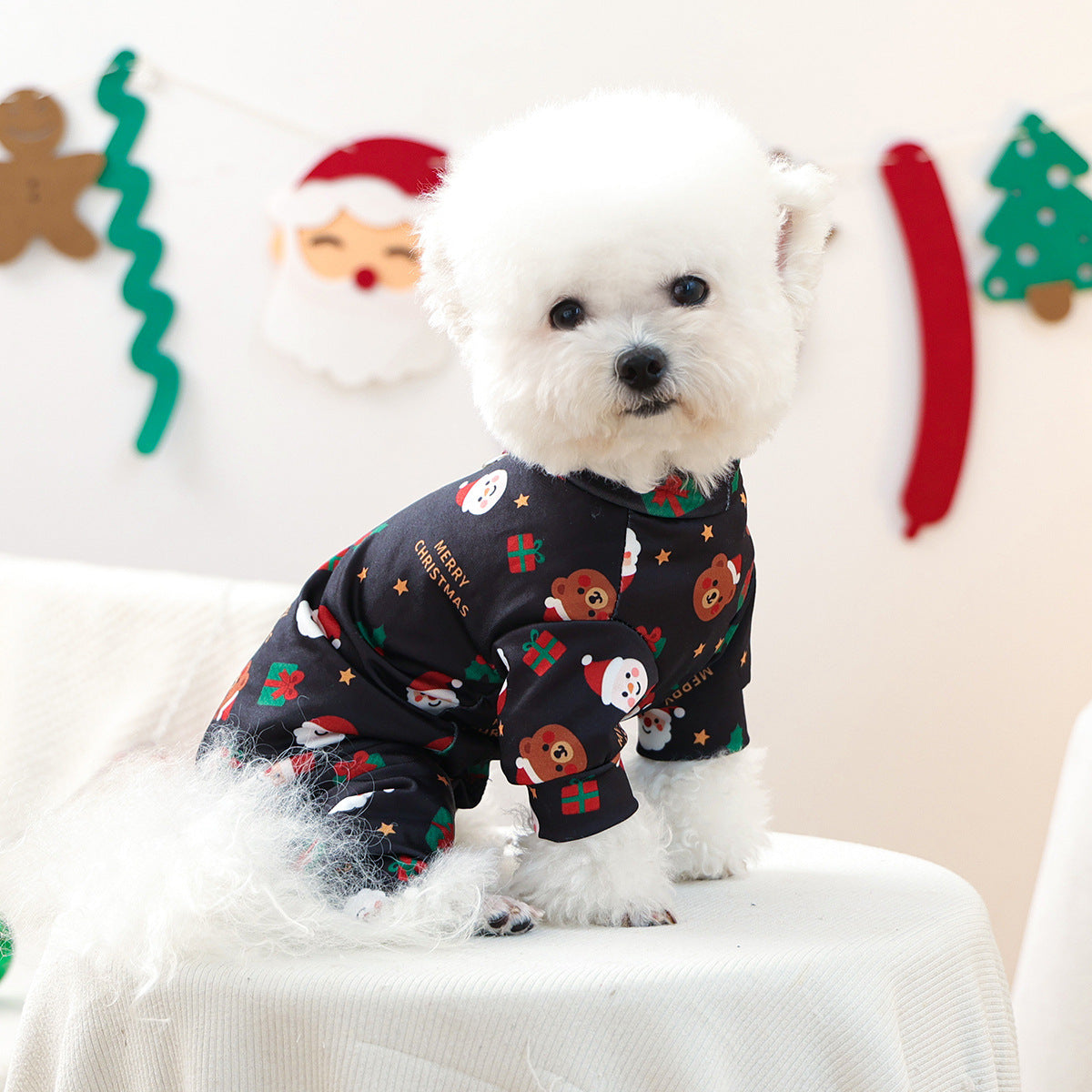 KFX-2419901 Belly-Wrap Four-Legged Outfit in Various Colors and Patterns for Pets