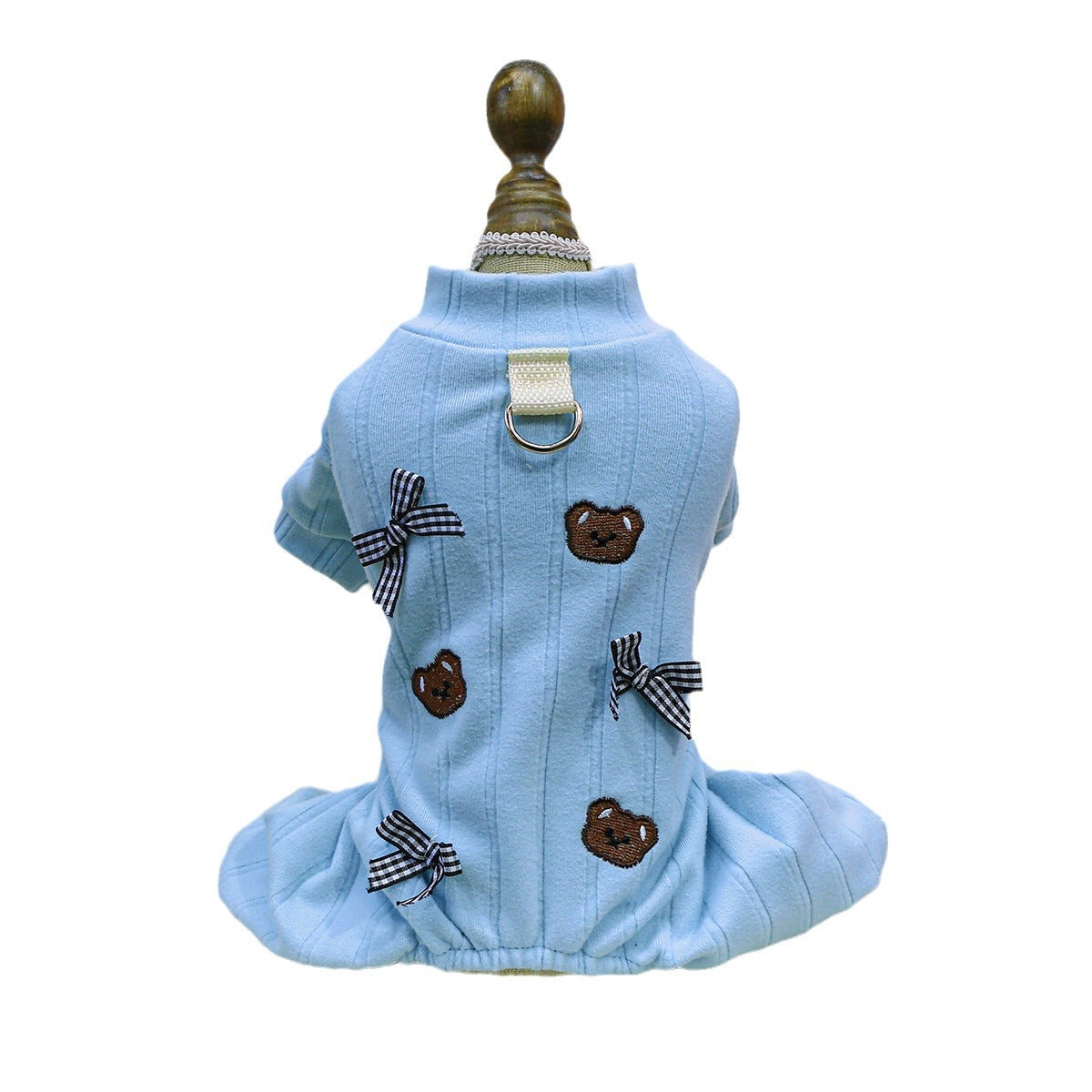 KFX-2419901 Belly-Wrap Four-Legged Outfit in Various Colors and Patterns for Pets