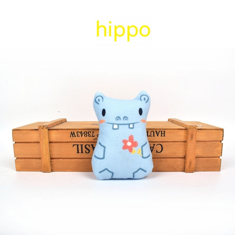 KFX-2424893 Interactive Plush Cat Toy with Catnip – Assorted Animal Designs