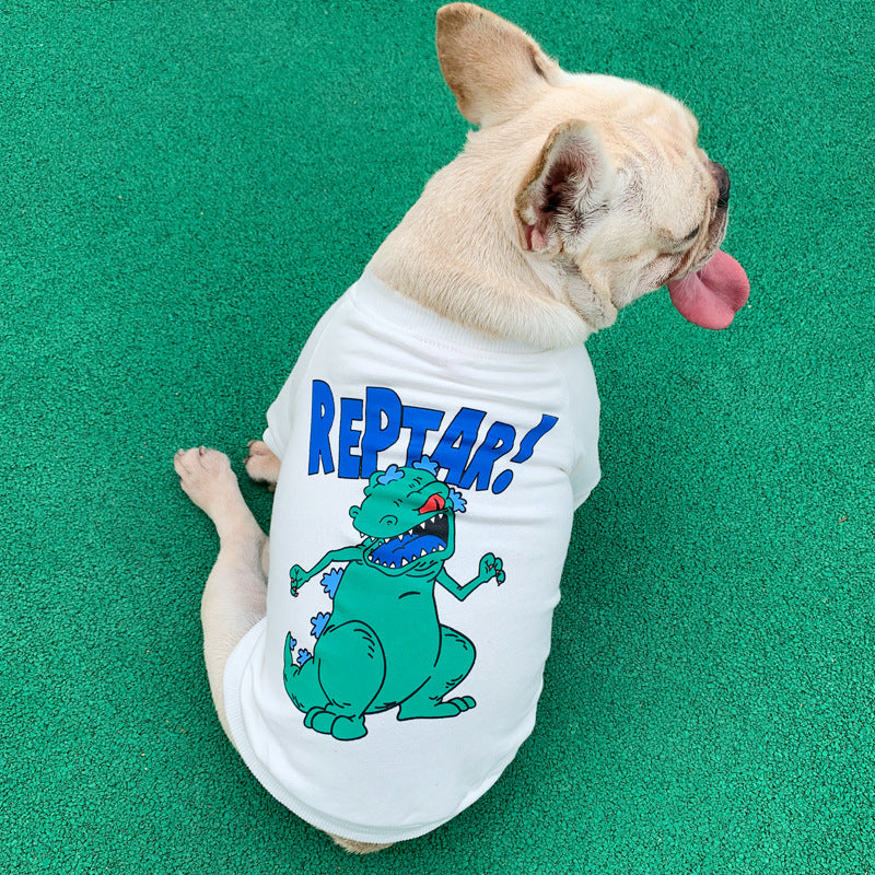 KFX-2425149 Matching Cotton Cartoon Print Pet Parent-Child Outfits in Various Colors