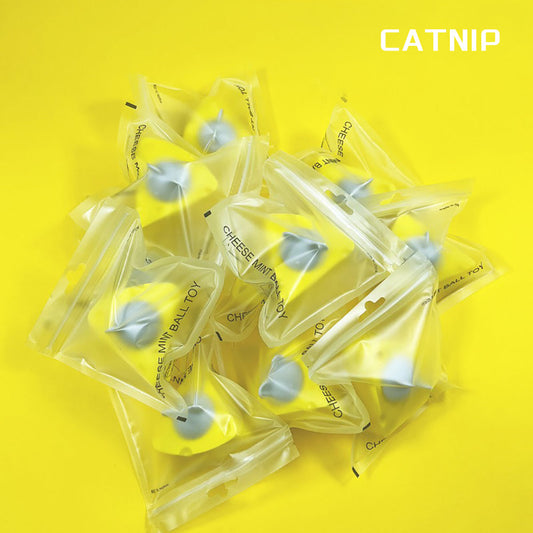 KFX-2427325 Catnip Chew Balls for Cats - Natural Digestive Health and Fresh Breath Toys for Indoor Felines