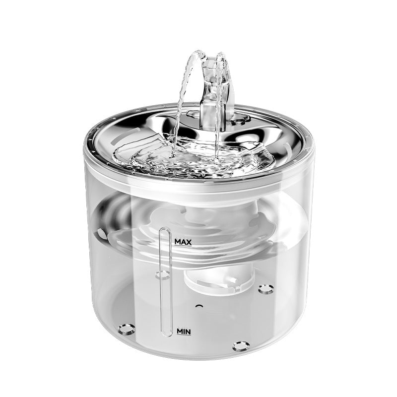 KFX-2431677 Intelligent Automatic Water Dispenser for Cats and Small Animals, 2.8L Capacity, Eco-Friendly Plastic