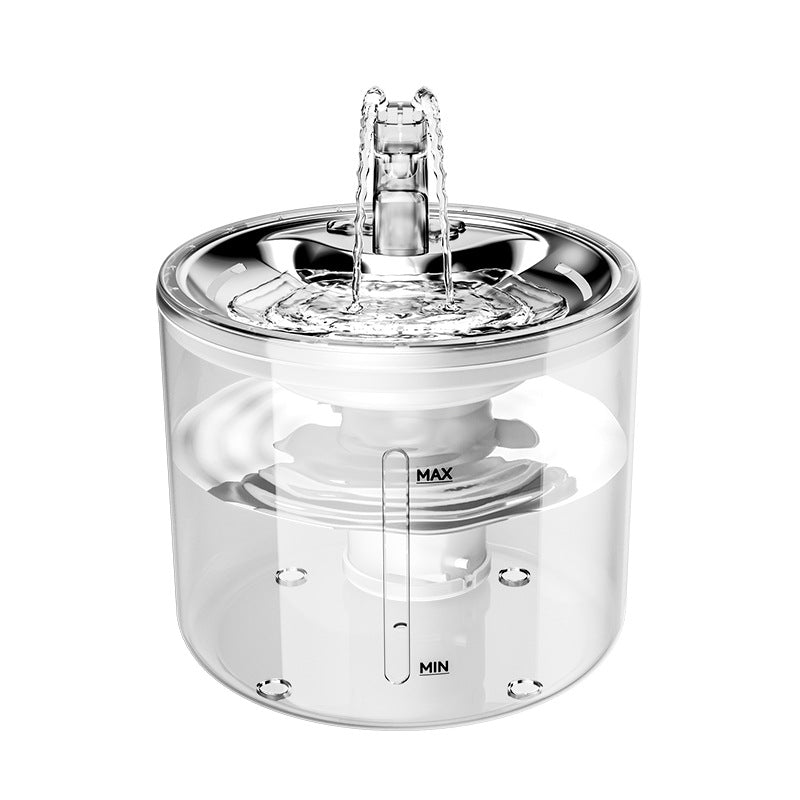 KFX-2431677 Intelligent Automatic Water Dispenser for Cats and Small Animals, 2.8L Capacity, Eco-Friendly Plastic