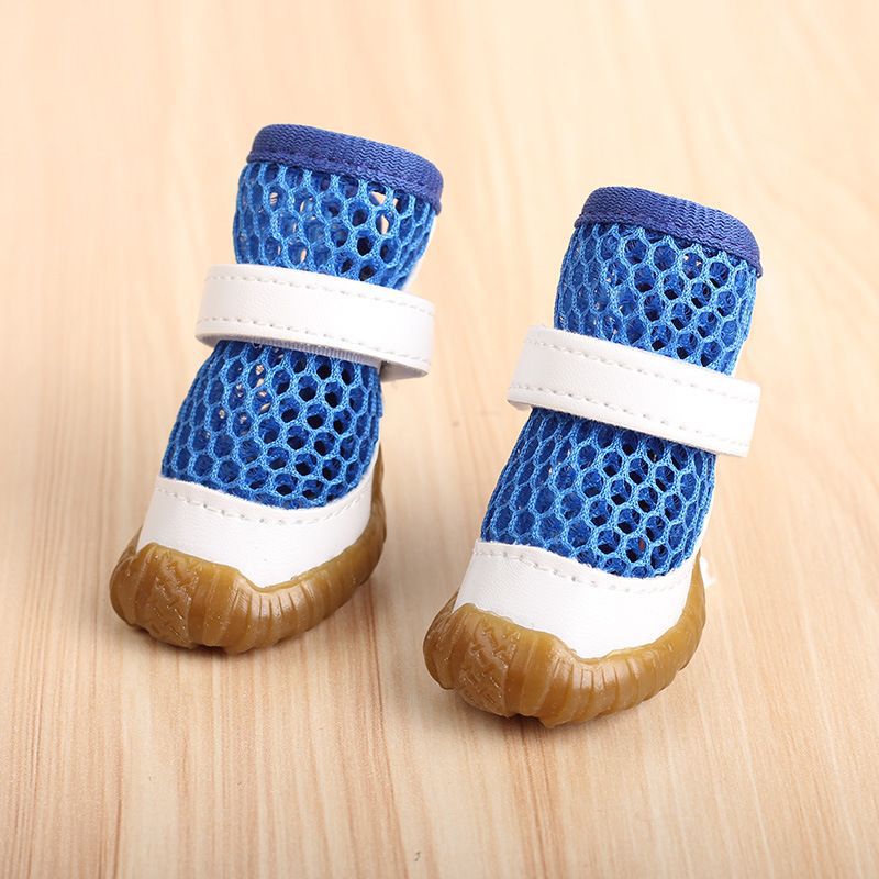 KFX-2432445 Small Dog No Foot Loss Outdoor Booties – Durable Polyester Pet Foot Covers in Various Colors and Sizes