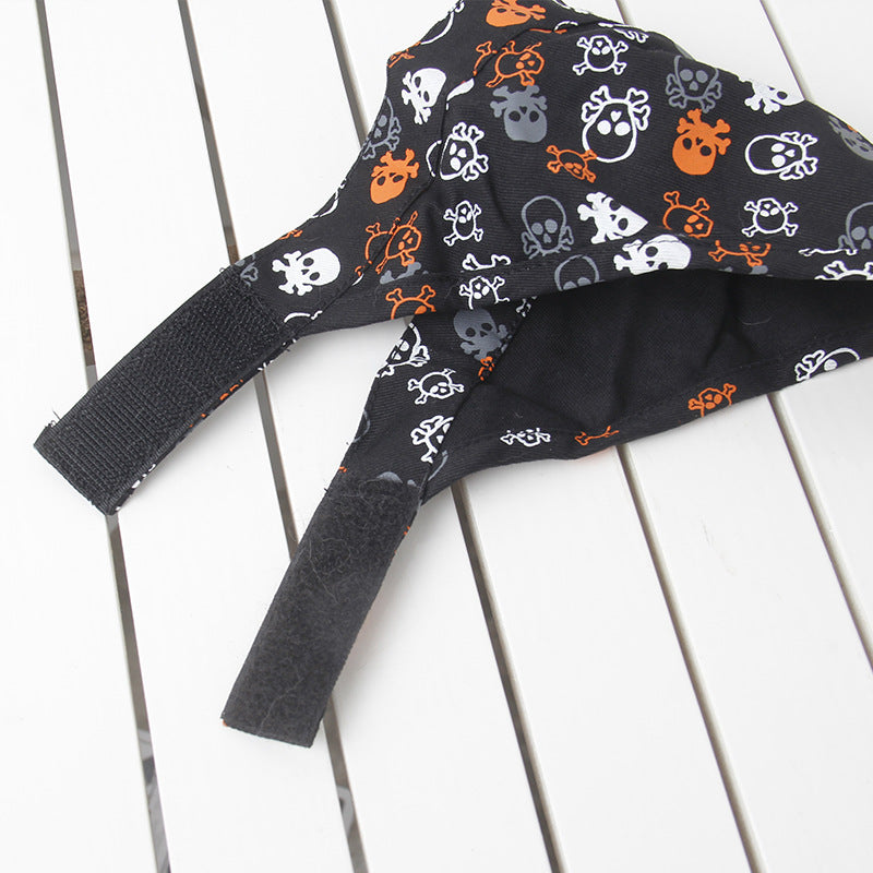KFX-2433213 Christmas Triangle Scarf Bib for Medium and Large Dogs, Canvas Saliva Towel