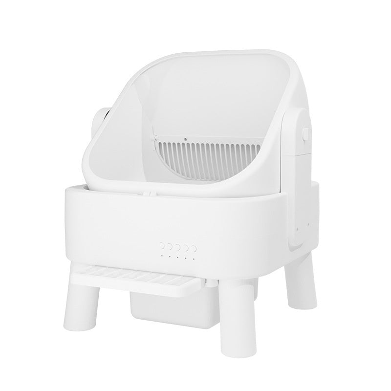 KFX-2437053 Fully Automatic Intelligent Litter Box with WiFi Connectivity - Oversized Design for Maximum Comfort and Convenience
