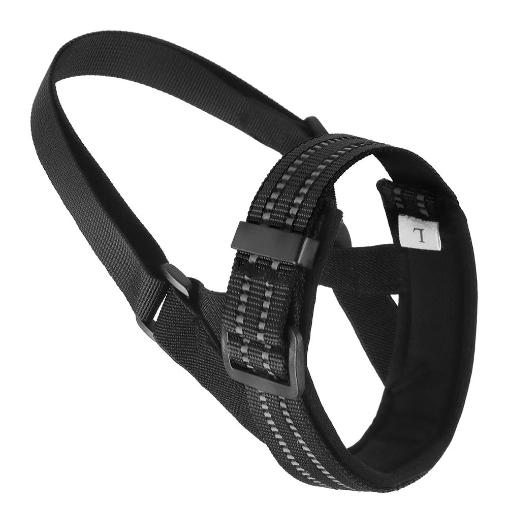 KFX-2438845 Reflective Adjustable Muzzle for Medium to Large Dogs - Ideal for Siberian Huskies and Golden Retrievers