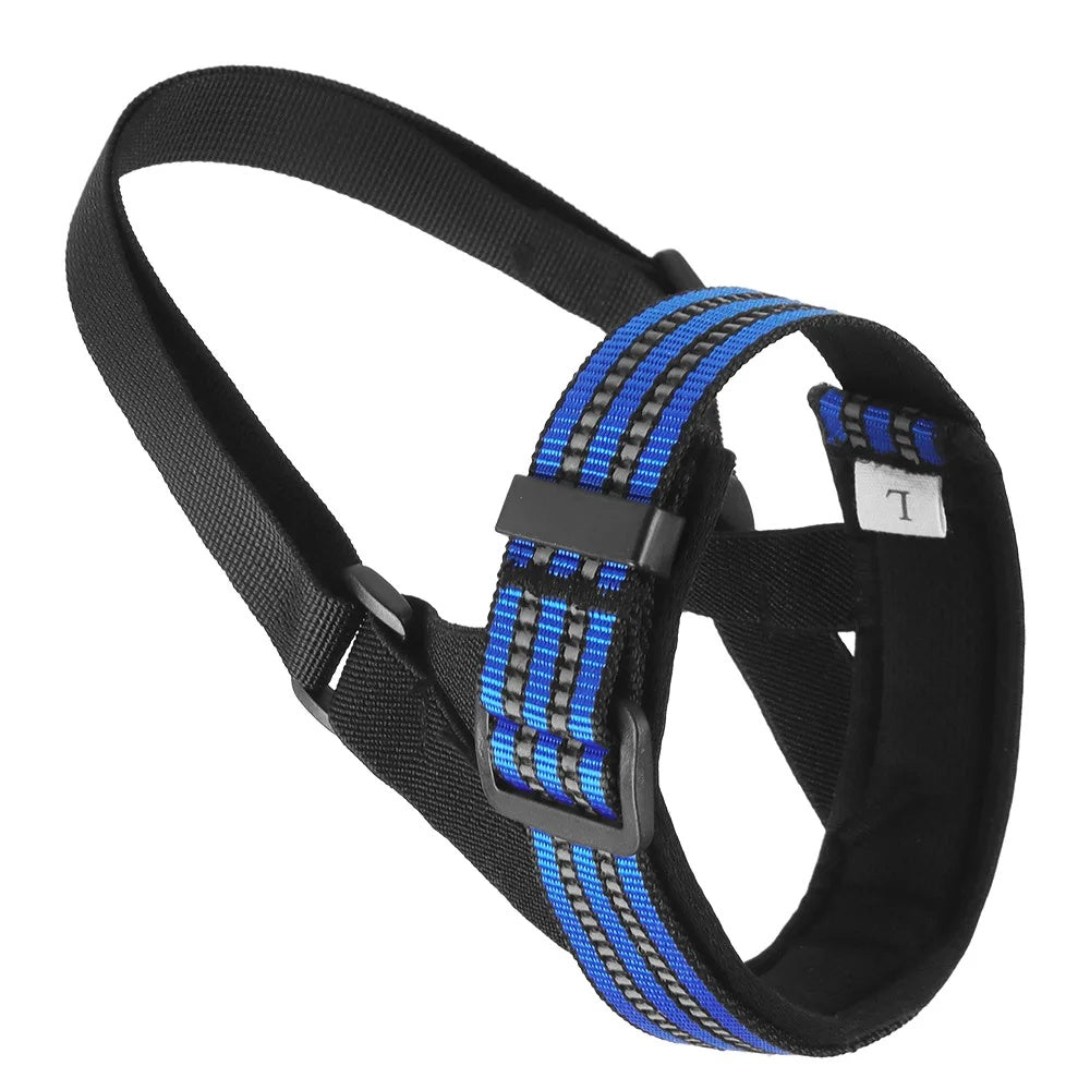 KFX-2438845 Reflective Adjustable Muzzle for Medium to Large Dogs - Ideal for Siberian Huskies and Golden Retrievers