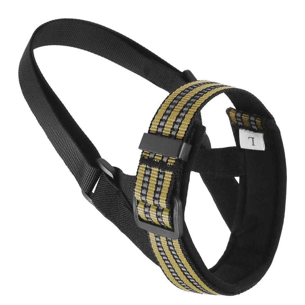 KFX-2438845 Reflective Adjustable Muzzle for Medium to Large Dogs - Ideal for Siberian Huskies and Golden Retrievers