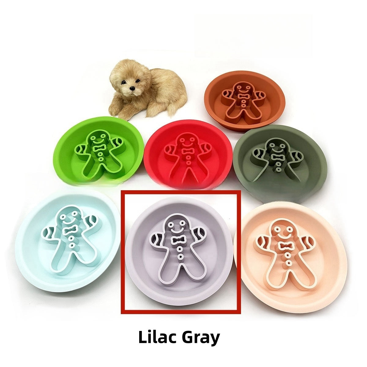 KFX-2441533 Two-in-One Slow-Eat Bowl for Pets - Anti-Choke Non-Slip Edible Silicone Honeycomb Design