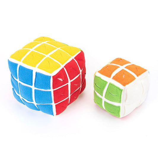 KFX-2444605 Pet Snuffle Puzzle Toy for Dogs and Cats - Interactive Hidden Food Cube for Mental Stimulation and Slow Feeding