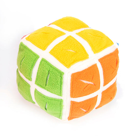 KFX-2444605 Pet Snuffle Puzzle Toy for Dogs and Cats - Interactive Hidden Food Cube for Mental Stimulation and Slow Feeding